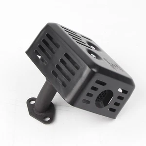 FOR GX160 GX200 5.5 HP 6.5HP EXHAUST MUFFLER SYSTEM WITH HEAT SHIELD EX35 - Picture 1 of 4