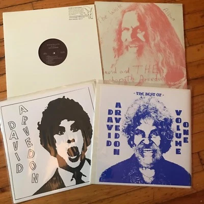 David Arvedon - 4x LP Album LOT 2015 Compilations Garage Outsider Rock NEW Mint - Image 1 of 4