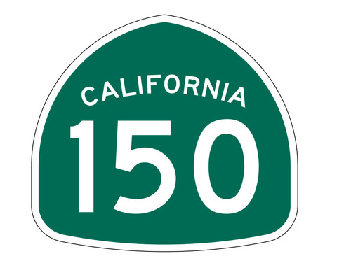 California State Route 150 Sticker Decal R1221 Highway Sign | eBay