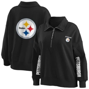 WEAR NFL Pittsburgh Steelers Women's Half Zip Pull Over Size M - Picture 1 of 3
