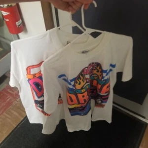 Vintage 1990's Billy Drake Dirt Track Racing T-shirt Lot of 2, Size Medium, NOS - Picture 1 of 9