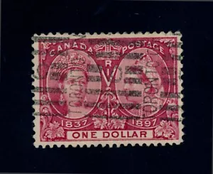 drbobstamps Canada Scott #61 Used VF+ Roller Cancel Stamp Cat $750 - Picture 1 of 2