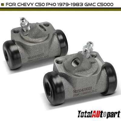 2x Drum Brake Wheel Cylinder for Chevrolet C50 1987 GMC C5000 Front Left & Right - Image 1 of 4