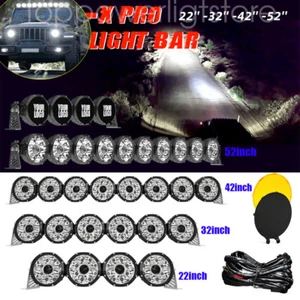 Roof 22/32/42/52" Led Laser Gravity LED OffRoad light bar Truck Spot driving 4x4 - Picture 1 of 26
