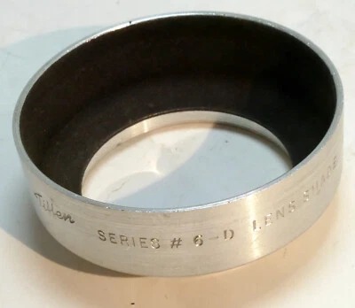 Tiffen 44.5mm  Lens Hood / Shade Metal threaded  telephoto 6-B VI series - Image 1 of 4
