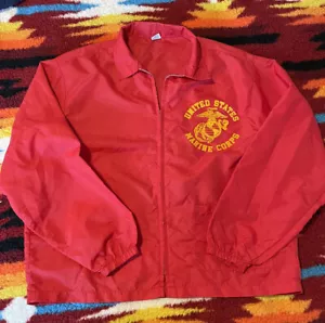 Vintage Artex United States Marine Corps rote Button Down Jacke, Gr: XL - Bild 1 von 10
