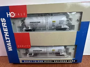 HO 932-27224 Walthers 2-PACK UTLX 16K Funnel Flow Tank Cars PROCOR New Old Stock - Picture 1 of 2