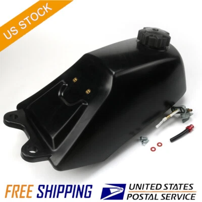 Tanque de combustible de plástico y tapa de gasolina para Yamaha Big Wheel 1985-1988 200 BW 200 negro Foto 1 de 4