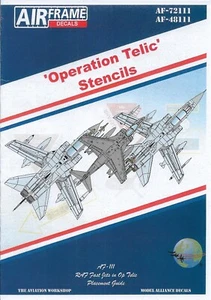 Calcomanías de marco de aire AFD48111 1:48 'Operación Telic' plantillas de datos técnicos - Imagen 1 de 5