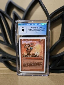MTG - Burning Of Xinye Portal Three Kingdoms Rare CGC Graded - 9 (Mint) - Picture 1 of 3