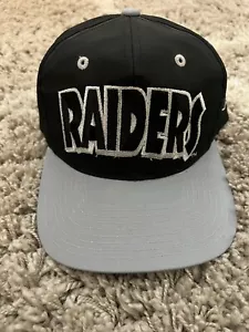 De colección años 90 Los Angeles Raiders Black Arch Starter NFL Sombrero Gorra Snapback - Imagen 1 de 4
