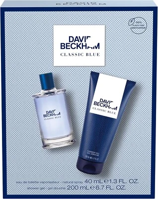 David Beckham - Juego de regalo clásico azul para hombre Foto 1 de 4