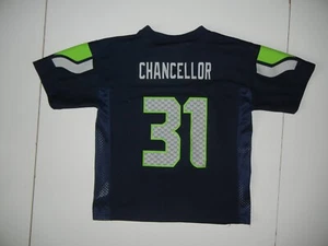 SEATTLE SEAHAWKS Football #31 KAM CHANCELLOR NFL JERSEY Kid Fan Shirt YOUTH 5/6 - Picture 1 of 6