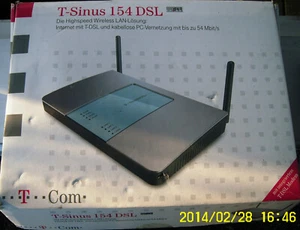 Telekom-DSL-Telefonanlage T-Sinus 154 DSL + 2 Schnurlostelefone - Bild 1 von 4