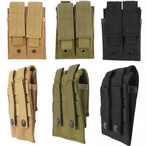 Tactical Molle Doble Revista Bolsa Pistola Mag Bolsas Herramientas Portátiles Paquete de Cinturón - Imagen 1 de 16