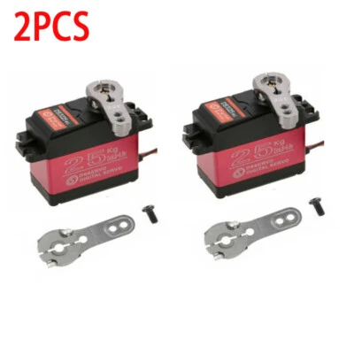 2stk DS3225MG 180° 25kg Digital Metall Getriebe Lenk Servo Coreless für RC Auto - Bild 1 von 4
