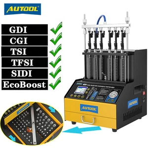 Ultrasonic Fuel Injector Cleaner Tester GDI EFI TSI Injector Cleaning Machine - Picture 1 of 20