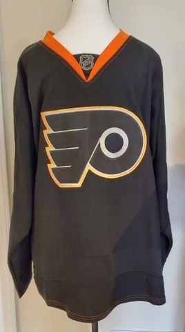 CHRIS PRONGER PHILADELPHIA FLYERS NHL BLACK ICE REEBOK PREMIER JERSEY SZ 54 2XL Cover