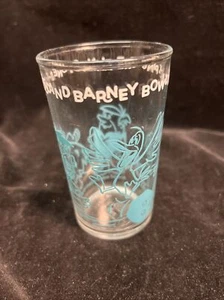 HANNA BARBERA The FLINTSTONES DUCK PINS BLUE WELCH's 1962 DRINKING GLASS - Bild 1 von 7