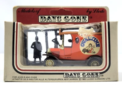 Vintage Lledo Models Of Days Gone Orange Ovaltine Delivery Truck  & Figures - Image 1 of 4