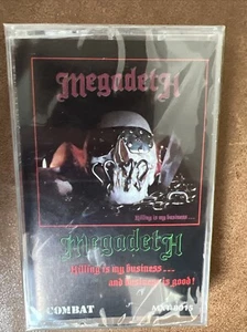Megadeth Killing is my Business SEALED 1985 COMBAT MXT 8015 Cassette Tape New - Picture 1 of 4