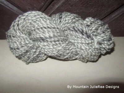 Lã Merino 2 camadas creme/cinza country comfort tweed por Mountain JulieRea Designs - Imagem 1 de 4