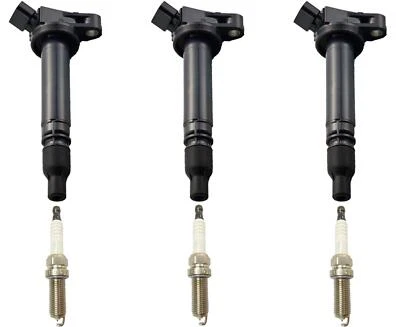 Direct Ignition Coil & Platinum Spark Plugs Kit For Scion IQ 1.3L 2012-2015 - Image 1 of 4