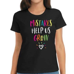 Women's letter-printed round neck T-shirt, casual cotton matching short sleeves - Picture 1 of 11