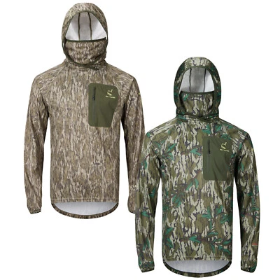 Ol' Tom Early Bird Gator Hoodie UPF50 Built in Facemask and Thumbholes - Image 1 of 4
