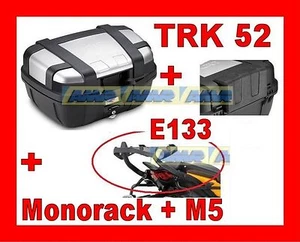 KAWASAKI ER- 6N ER- 6F TRUNK SUITCASE TRK52N + FRAME 4104FZ + M5 + BACKREST - Picture 1 of 1