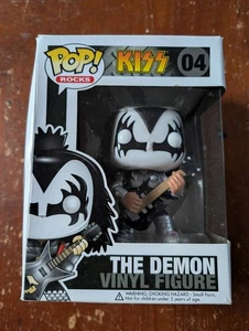 Funko POP! Rocks KISS The Demon #4 Figura in vinile ha scatola danneggiata  - Foto 1 di 6