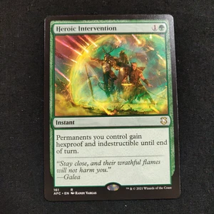Heroic Intervention Commander: Adventures in the Forgotten Realms mtg tcg card - Picture 1 of 2