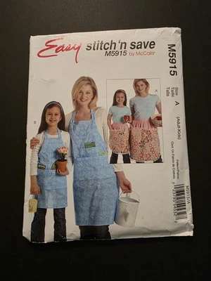 Easy Stitch 'N Save Sewing  Apron Patterns  For Misses' And Child - Image 1 of 3