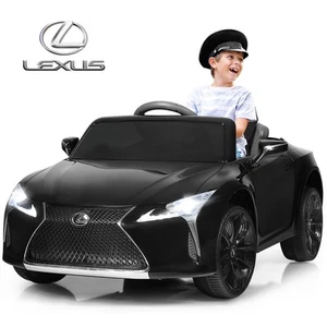 HoneyJoy 12V Kids Ride on Car Lexus LC500 Licensed Remote Electric Vehicle Black - Picture 1 of 12