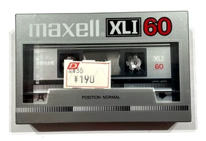 MAXELL XL I 60 casete de audio vintage cinta en blanco sellada Hecho en Japón Tipo I - Imagen 1 de 2
