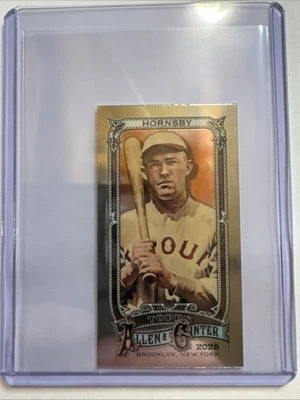 2025 Topps Allen And Ginter Roger Hornsby Chrome Mini - Image 1 of 2