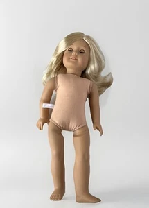 American Girl Wavy Blonde Hair Blue Eyes Doll Truly Me July 2014 Plz Read - Picture 1 of 10