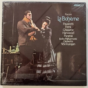 Puccini La Boheme Pavorotti Box Set 2-LP Vinyls Factory Sealed - Imagen 1 de 2