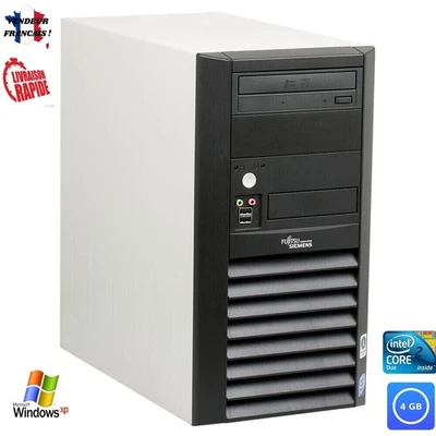 Fujitsu Esprimo P2520 Intel CORE DUO 2-4GB-DDR2-250GB HDD-WINDOWS XP - Imagen 1 de 4