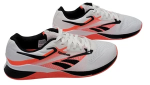 Reebok Nano X4 Damen Training Größe 10,5 schwarz orange weiß 100074187 NEU IM KARTON - Bild 1 von 12