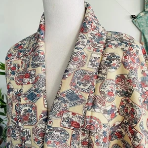 Unbenutzt Porzellan BREIT SEHR LANG Japanisch Kimono Morgenmantel Abendkleid Partykleid - Bild 1 von 8