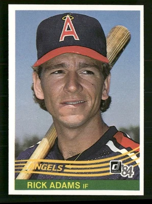 Donruss #85 1984 Rick Adams California Angels Foto 1 de 2
