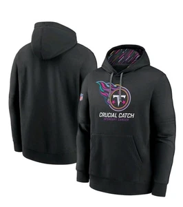 Tennessee Titans Nike NFL Crucial Catch Pullover Hoodie Mens Size Medium NWT - Picture 1 of 2