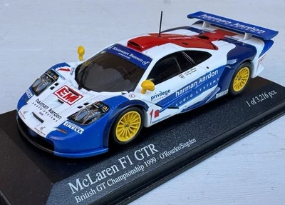 Minichamps McLaren F1 GTR - 1999 British GT - O’Rourke / Sugden - 1:43 Boxed — 第 1/4 张图片