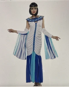 Kleopatra Ägyptische Nil Göttin Halloween Kostüm, Damen Medium, Neu - Bild 1 von 6
