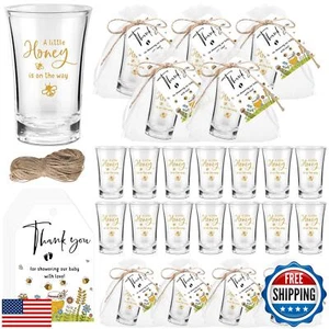 Pickmesh 50 Sets Baby Shower Shot Glasses for Guests Include Acrylic Clear Sh - Picture 1 of 5