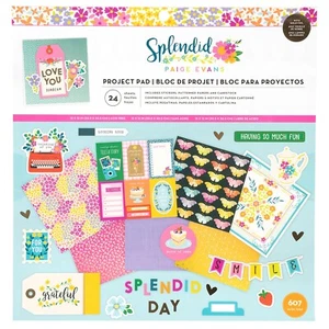 Paige Evans Paper Project Pad 12"X12"-Splendid - Picture 1 of 1