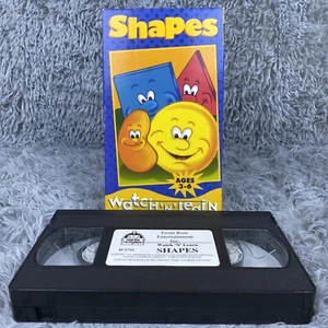 Watch n Learn - Shapes VHS Tape 2000 Ages 3-6, Animated Musical Coloful Story - Picture 1 of 8
