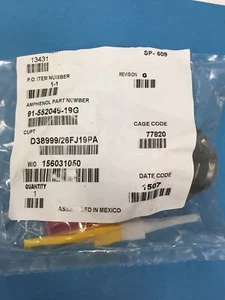 91-552049-19G Amphenol Circular Connector with contacts D38999/26FJ19PA - Picture 1 of 5