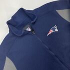 New England Patriots NFL Full Zipper 2pocket Sweater Men’s XL Navy & Gray Knit
